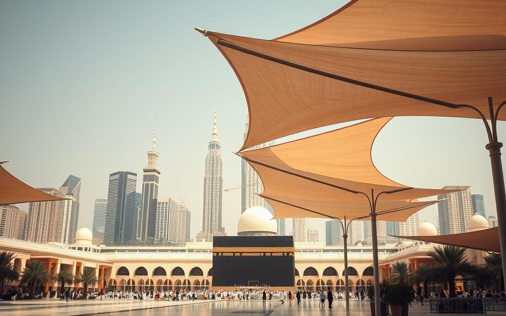 مظلات وسواتر حي النوارية مكة